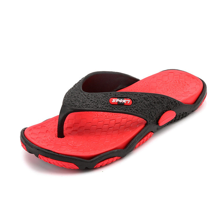 Summer non-slip pinch sandals and slippers summer personality flip-flops men's beach sandals and slippers men - cas7m