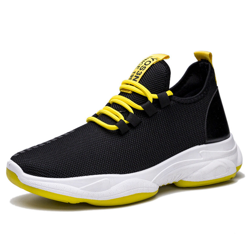 Men Sneakers Black White Sports Shoes - cas7m