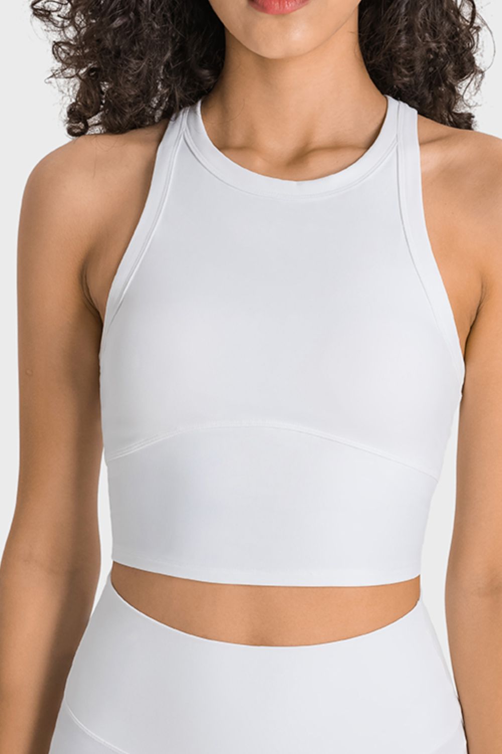 Millennia Racerback Cropped Sports Tank - cas7m