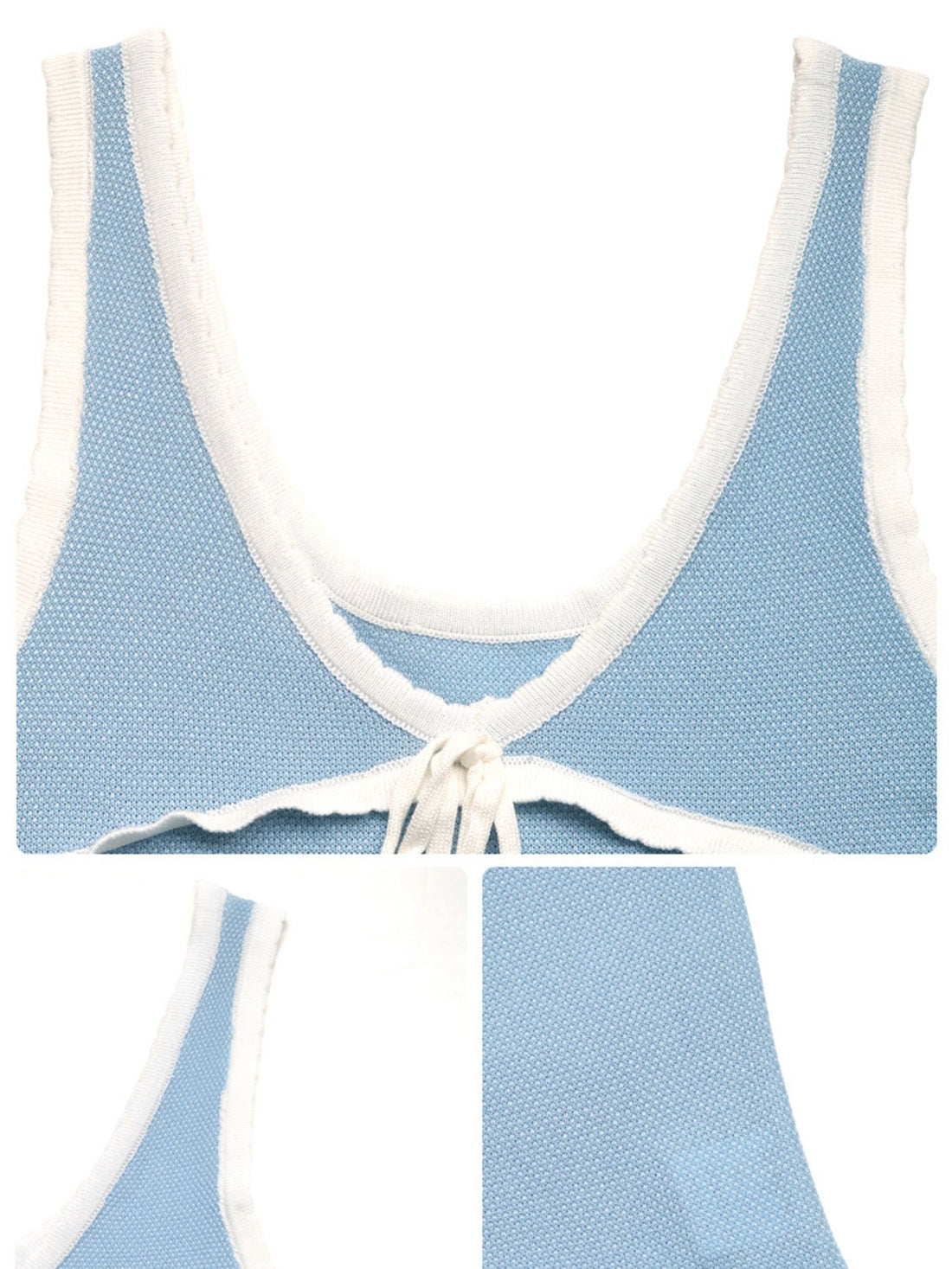Tie-Front Tank Top - cas7m