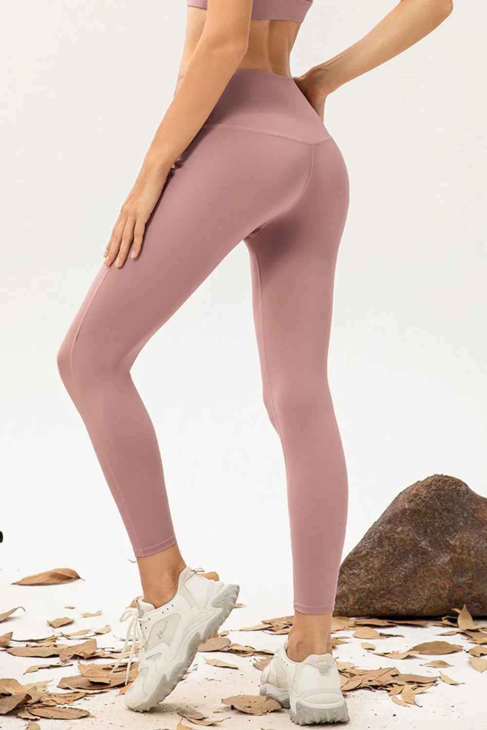 Essential Stretch Nylon Leggings - Comfort Fit for Everyday Wear - cas7m