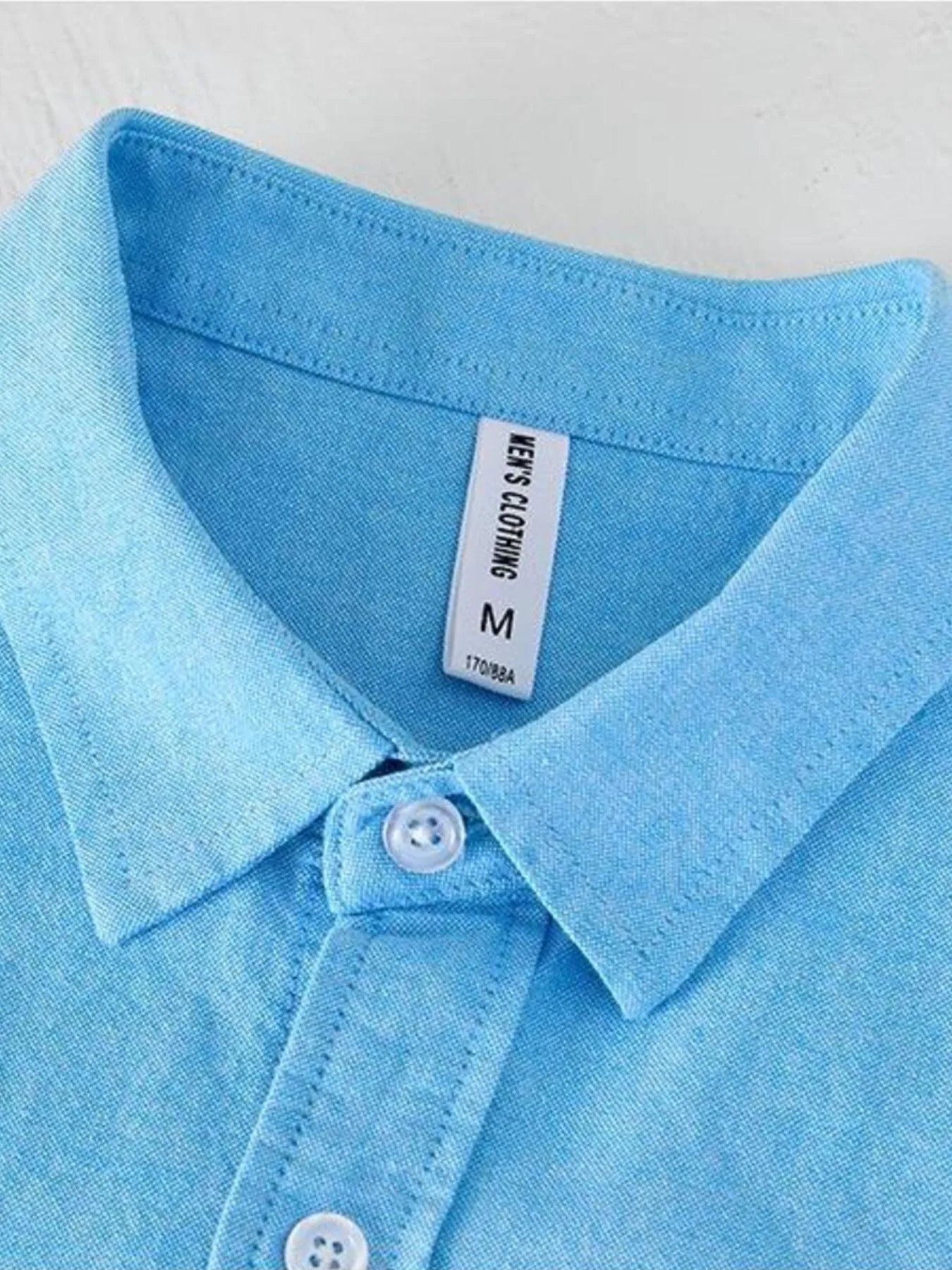 Men's Button Up Long Sleeve Shirt - cas7m