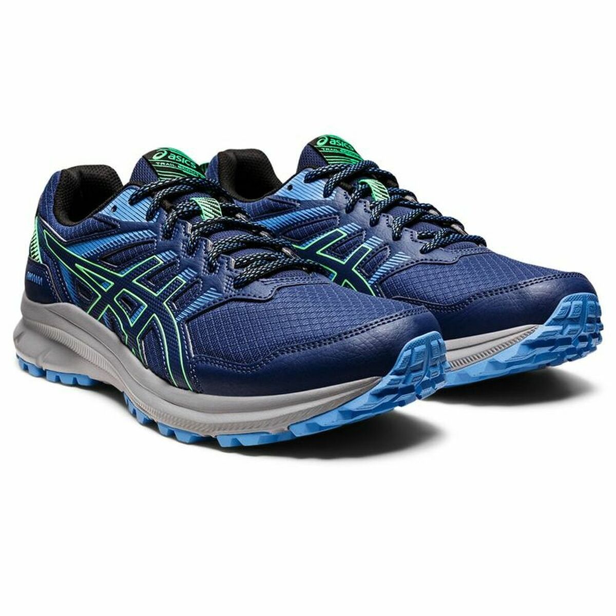 Running Shoes for Adults Asics Trail Scout 2 Blue Men - cas7m