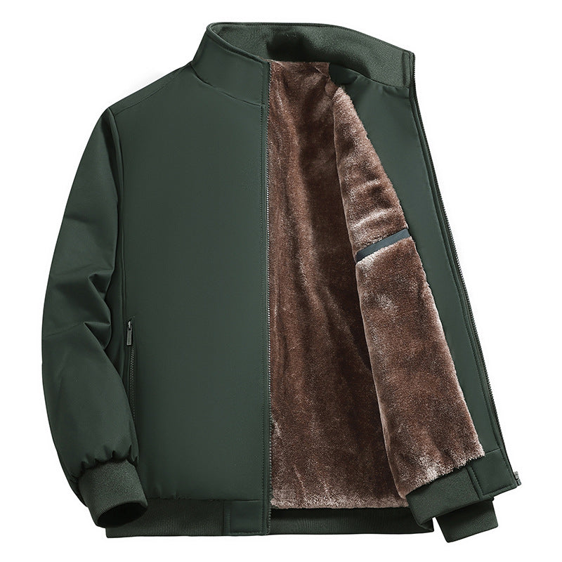 Men's Winter Cotton Coats Casual Thickening Oversized Coat - cas7m