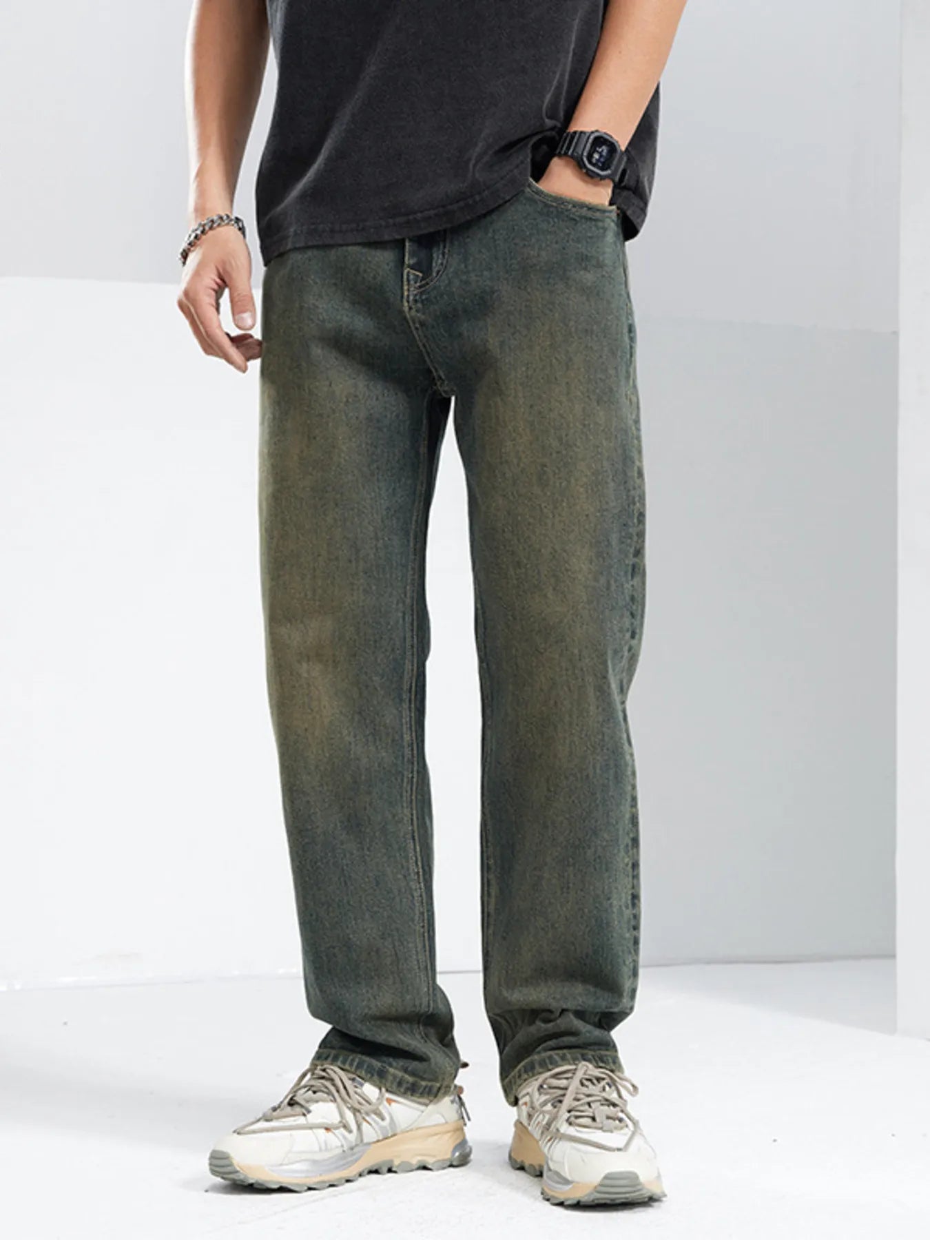 Men's Relaxed Fit Jeans - cas7m