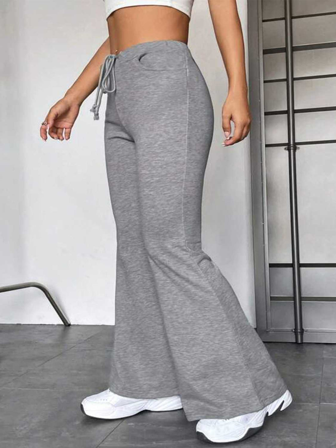 Drawstring Sweatpants with Pockets - cas7m