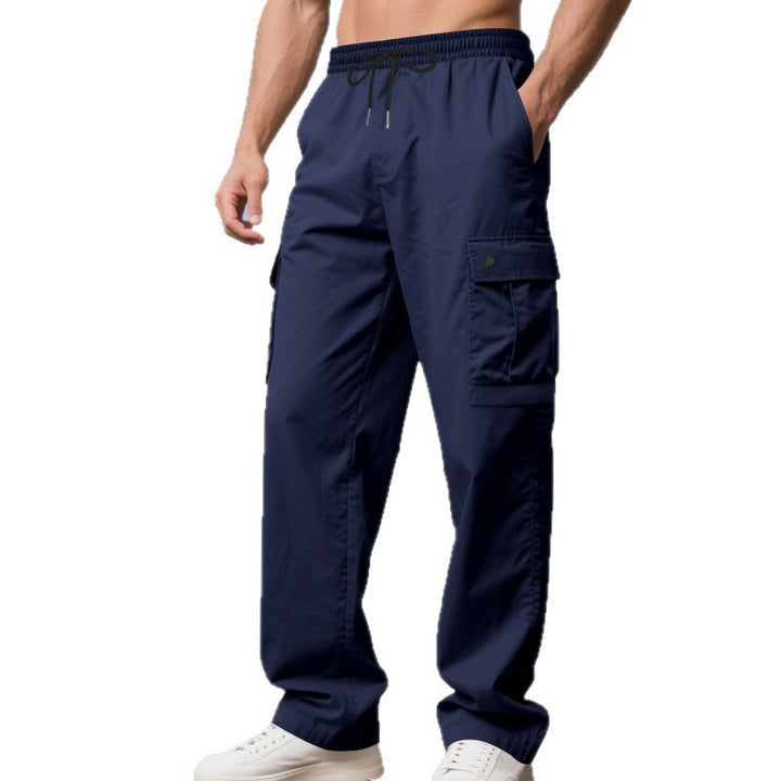 Multi-pocket Cargo Pants Men's Loose Casual Pants - cas7m