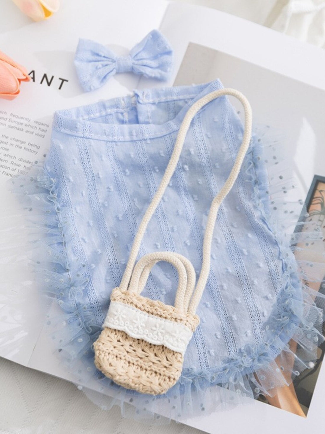 Ruffled Pet Dress - cas7m