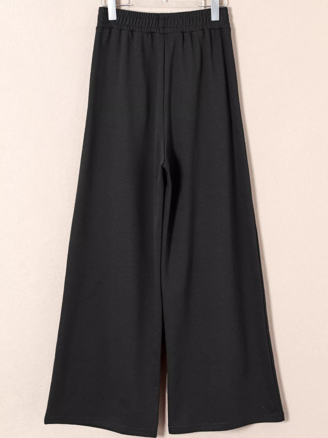 Tied Elastic High Waist Pleated Detail Solid Sweatpants - cas7m