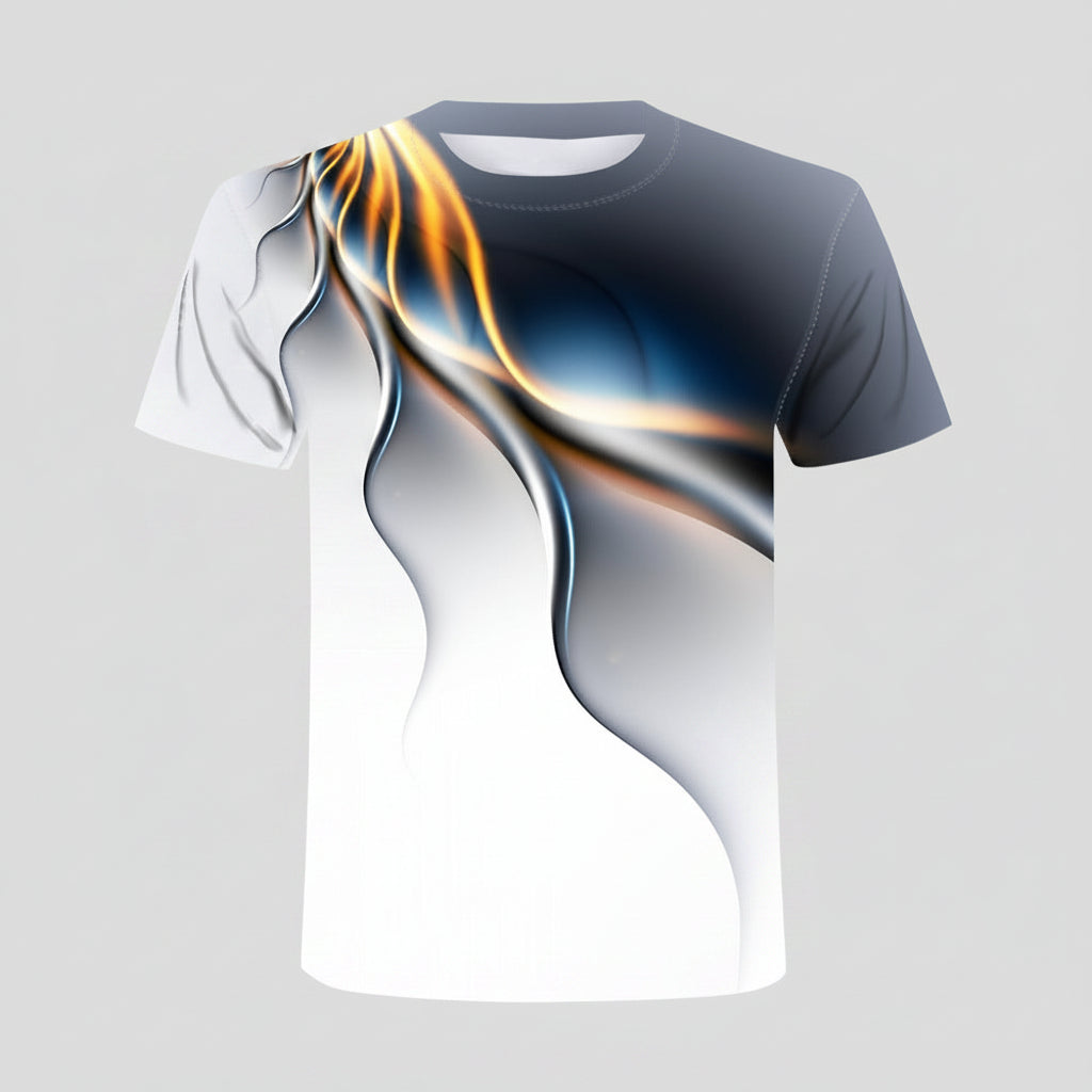 Personalized 3D digital printed T-shirt - cas7m