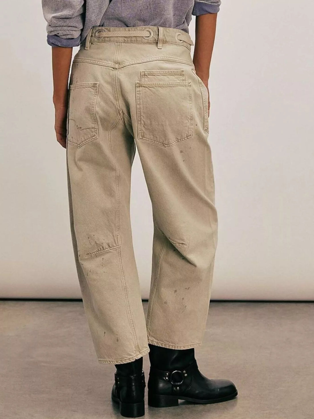 Washed Relaxed Fit Jeans - cas7m
