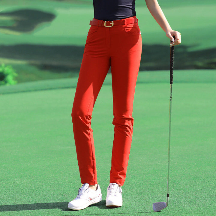 Women's Golf Pants Slim Fit Trousers - cas7m