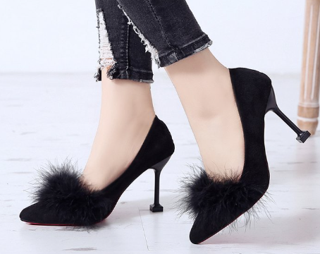 New Women's Fall Fashion Pointed Toe High Heels