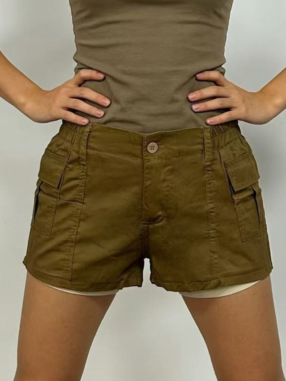 Casual Pocketed Shorts - cas7m