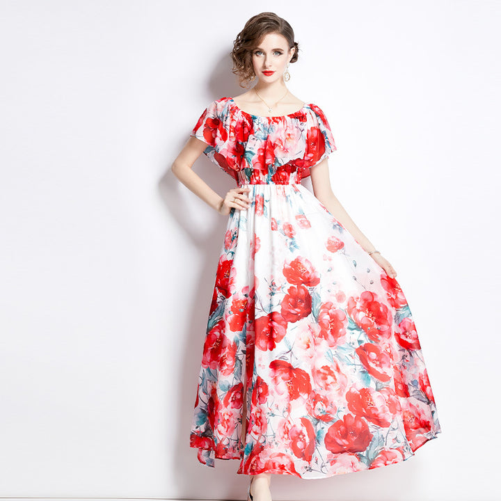 Summer Split Chiffon Dress Women - cas7m
