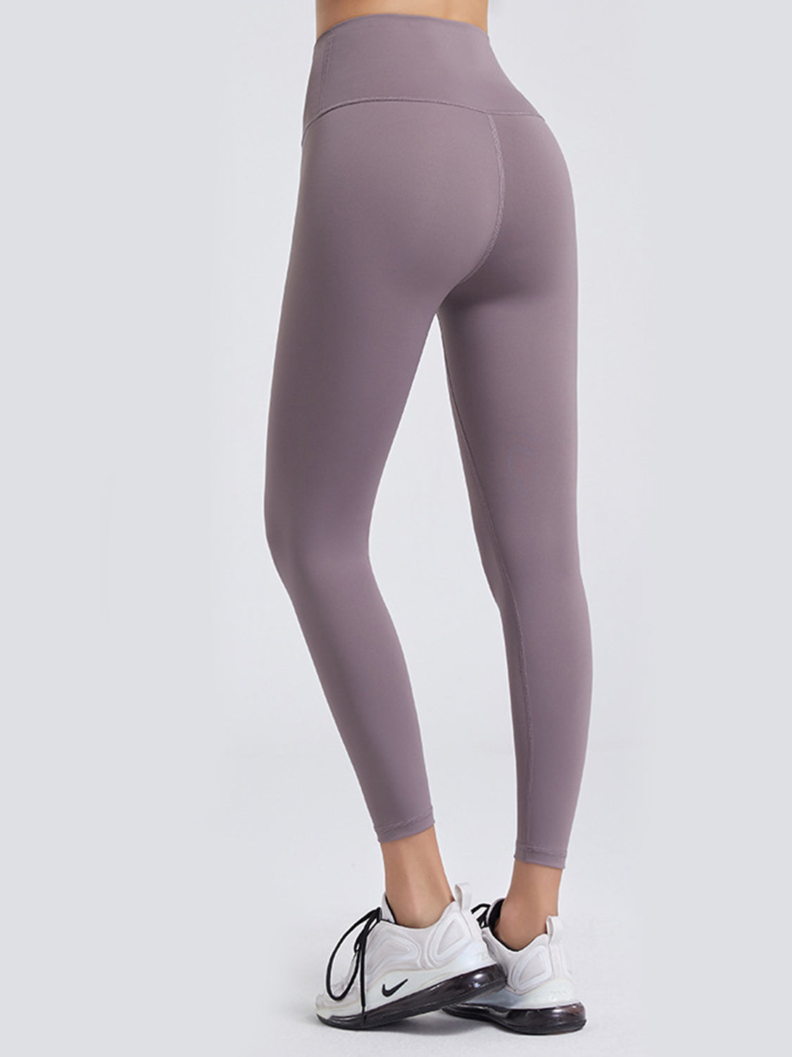 Wide Waistband Sports Leggings - cas7m