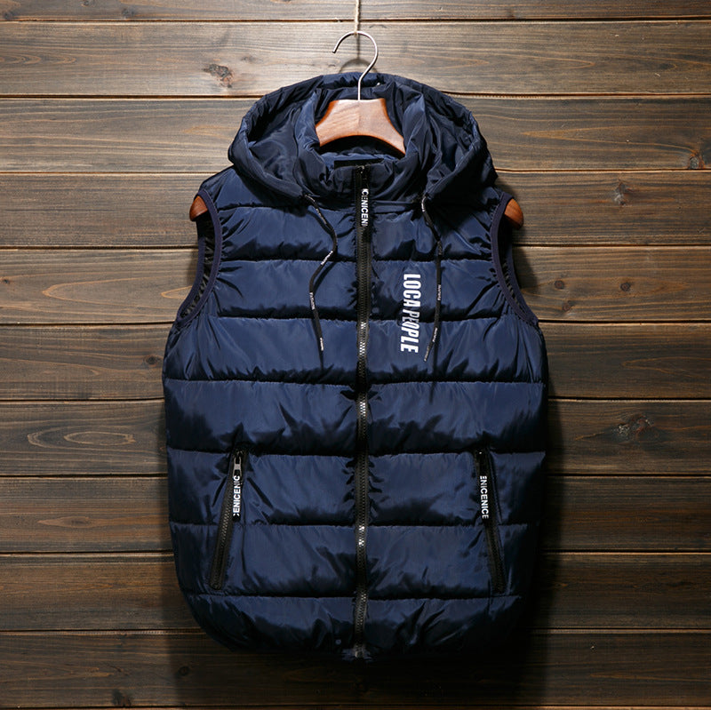 Men's Vest Men's Thickened Cotton Vest - cas7m