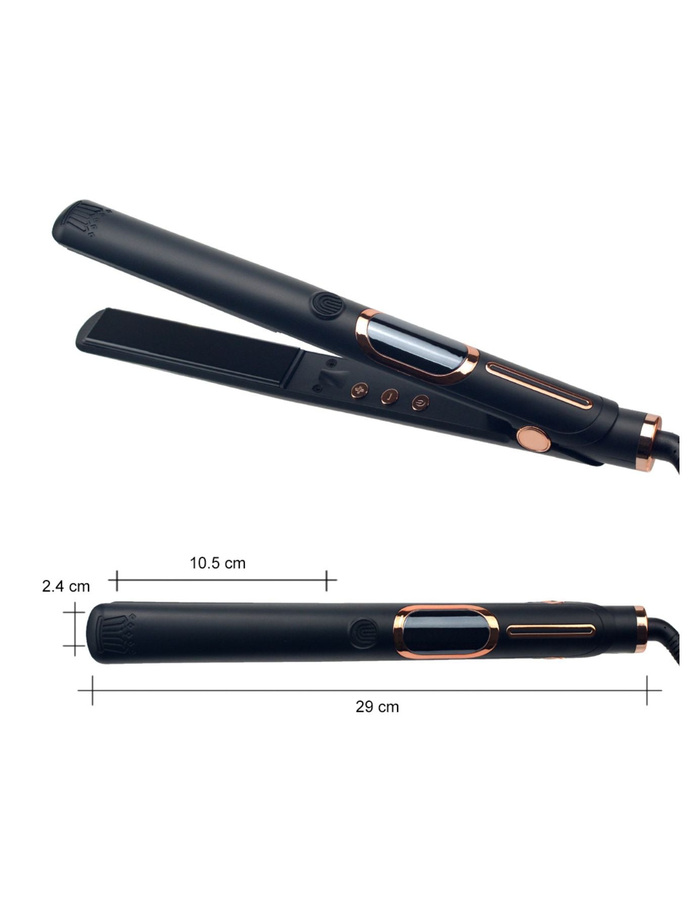 Precision-Glide Adjustable Temperature Hair Straightener - cas7m