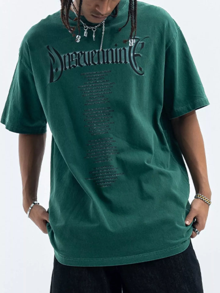 Men's Short Sleeve Oversized T-Shirt - cas7m