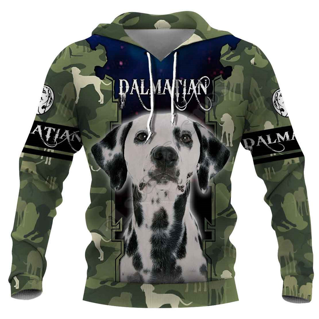Camouflage Dog 3D Digital Printed Sweatshirt Hoodie - cas7m