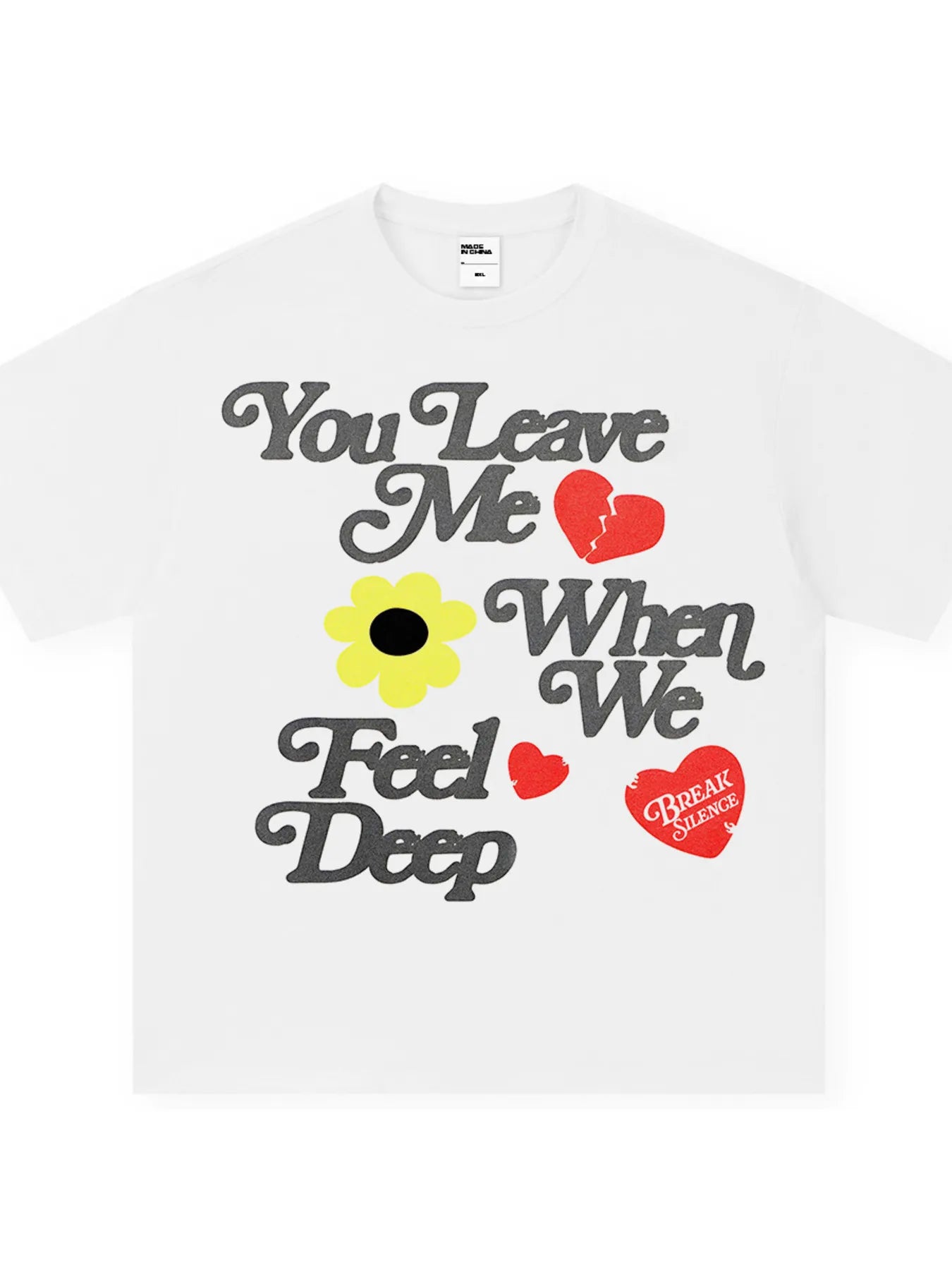 Men's Letter Graphic Round Neck T-Shirt - cas7m