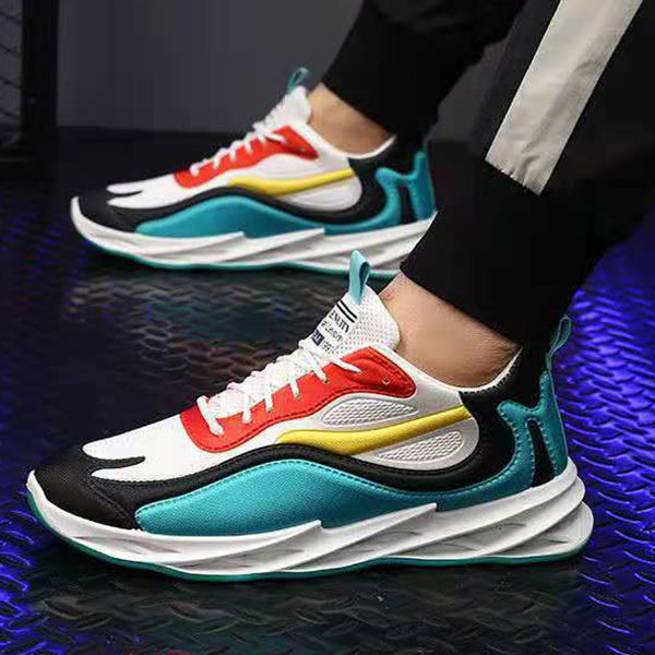 Fashion Running Walking Sports Shoes Non Slip Sneakers Men - cas7m