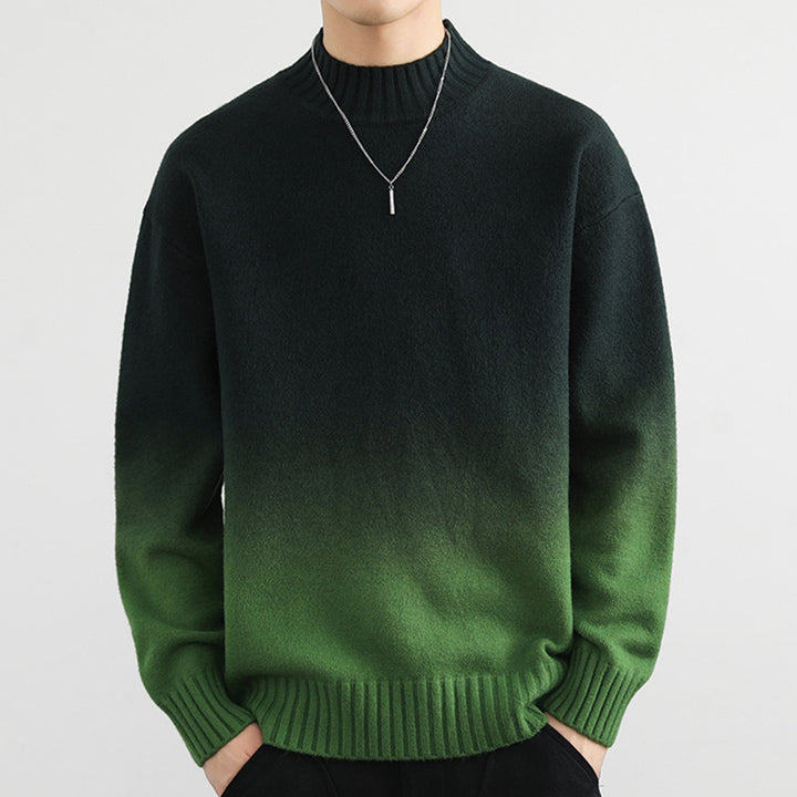 Fashion Personality Gradient Sweater Men - cas7m
