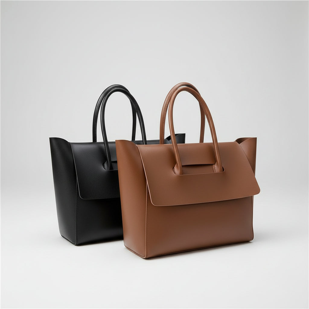 Fashion Women Shoulder Bags Large Capacity Handbags Simple Retro Tote Bags Solid Color Famous Brand High Quality Bags - cas7m