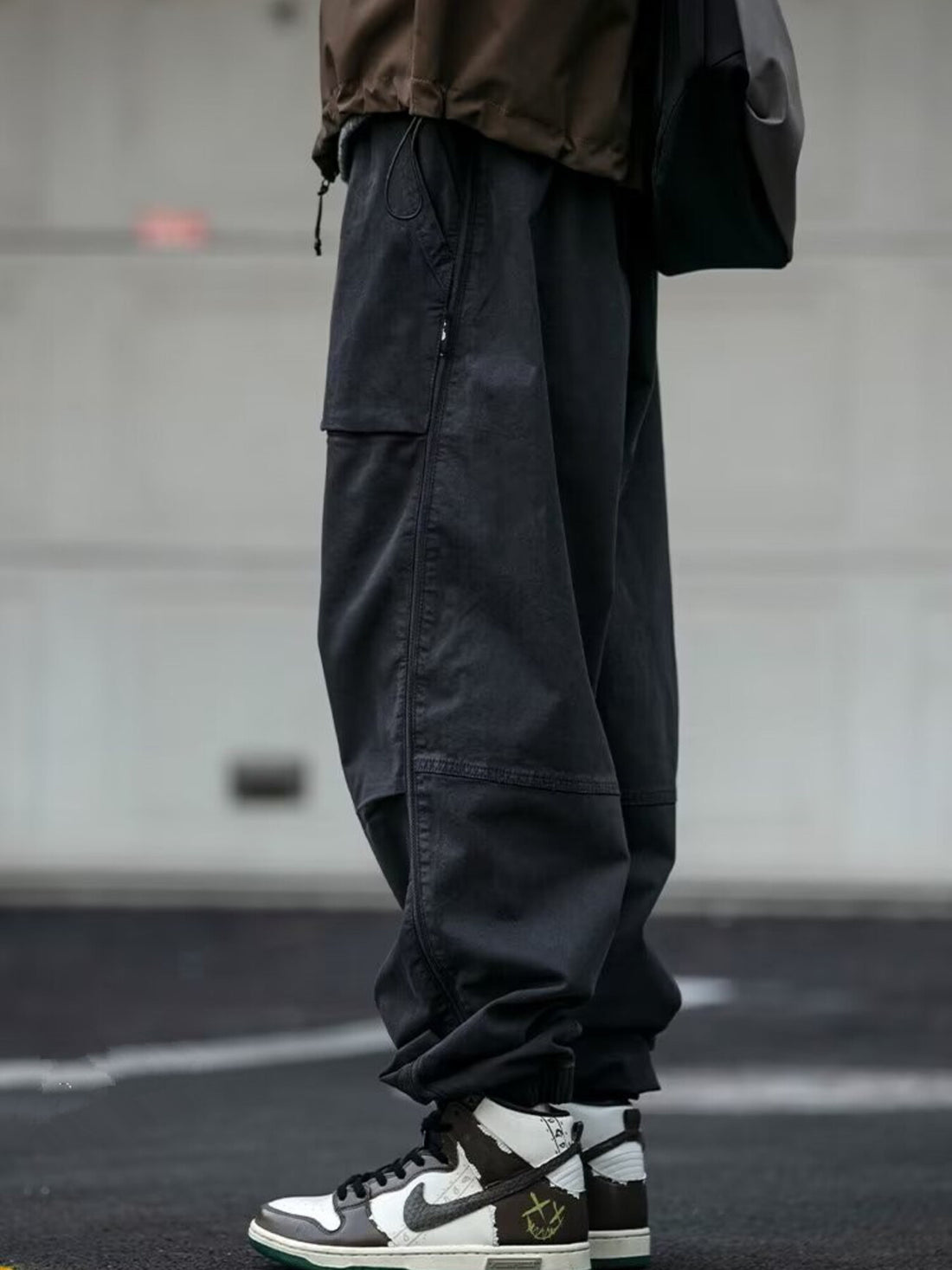 Men's Plus Size Relaxed Fit Cargo Pants - cas7m
