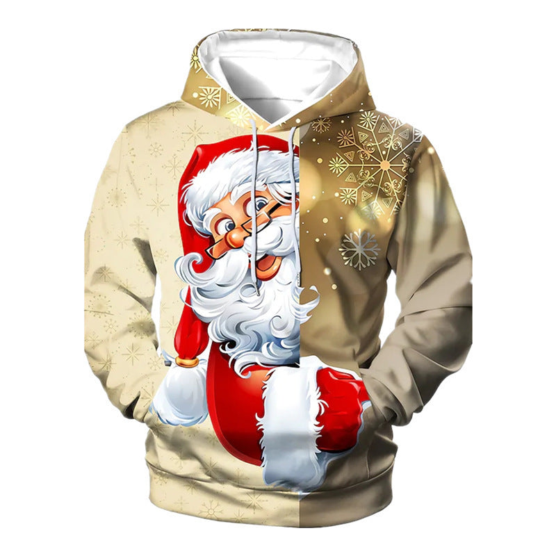 Santa Claus 3d Printed Hoodie - cas7m