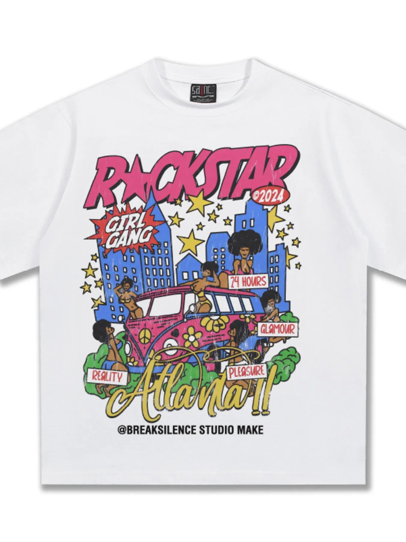 Men's Rockstar Graphic Short Sleeve T-Shirt - cas7m