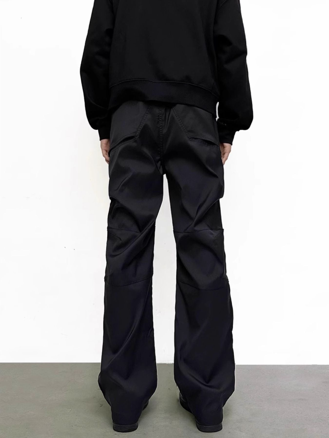 Men's Plus Size Slim Fit Pants with Pockets - cas7m