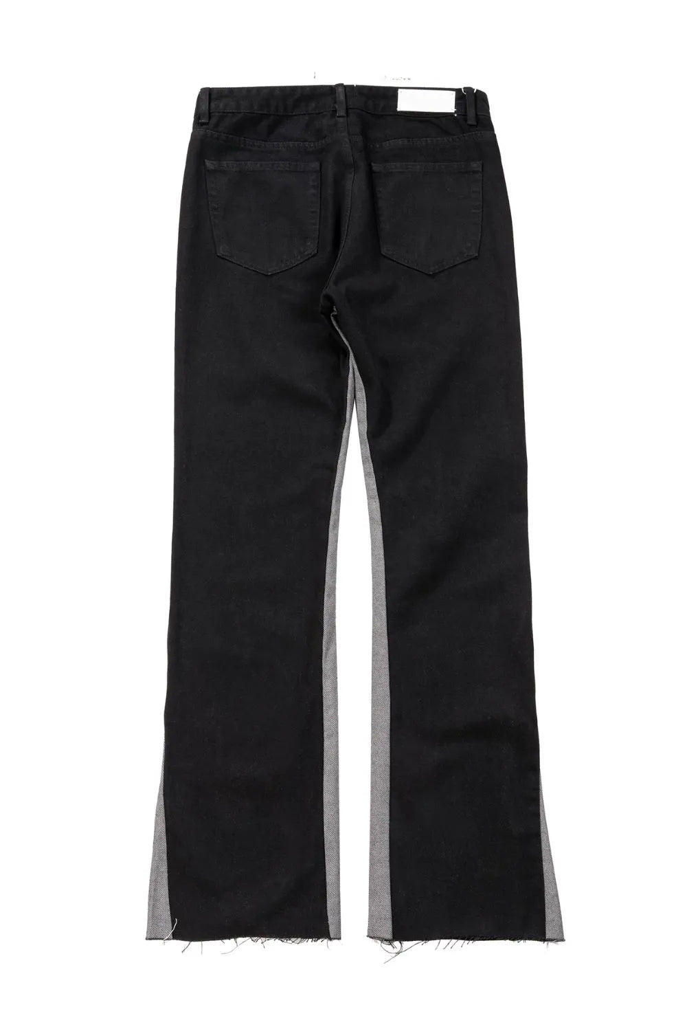 Men's Contrast Bootcut Jeans - cas7m