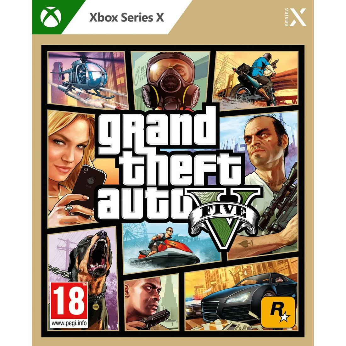 Xbox Series X Video Game Take2 Grand Theft Auto V - cas7m