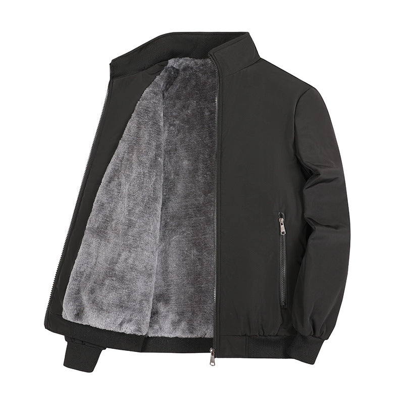 Men's Winter Cotton Coats Casual Thickening Oversized Coat - cas7m