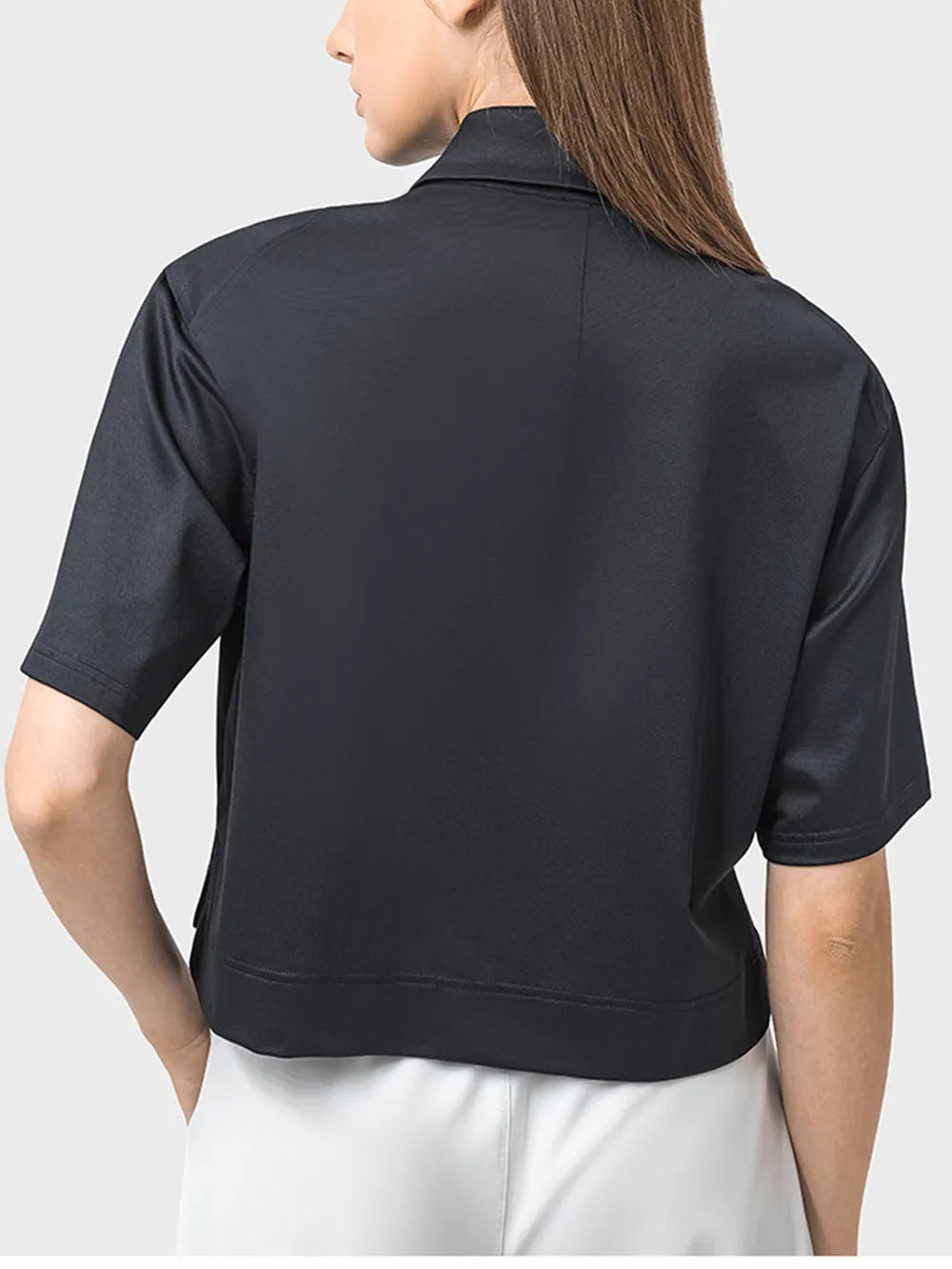Millennia Half Button Short Sleeve Active T-Shirt - cas7m