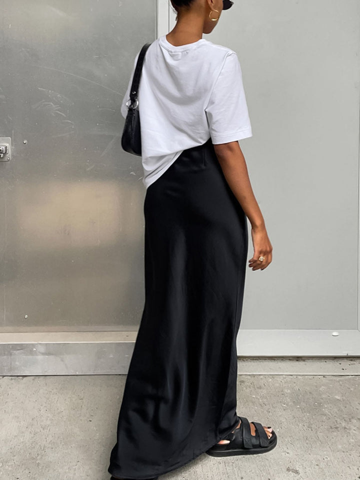 High Waist Maxi Skirt - cas7m
