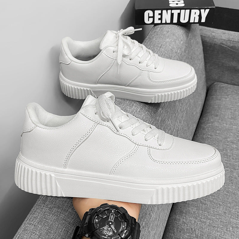 Comfortable Thick-soled Height-increasing Shoes With An Elevated Autumn Vibe - cas7m