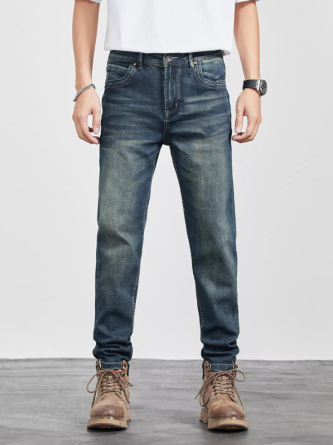 Men's Wash Slim Fit Jeans - cas7m