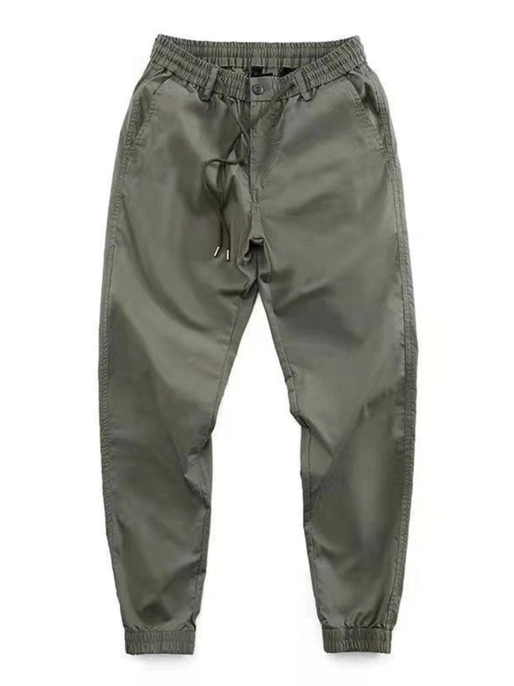 Men's Plus Size Casual Drawstring Loose Fit Joggers - cas7m