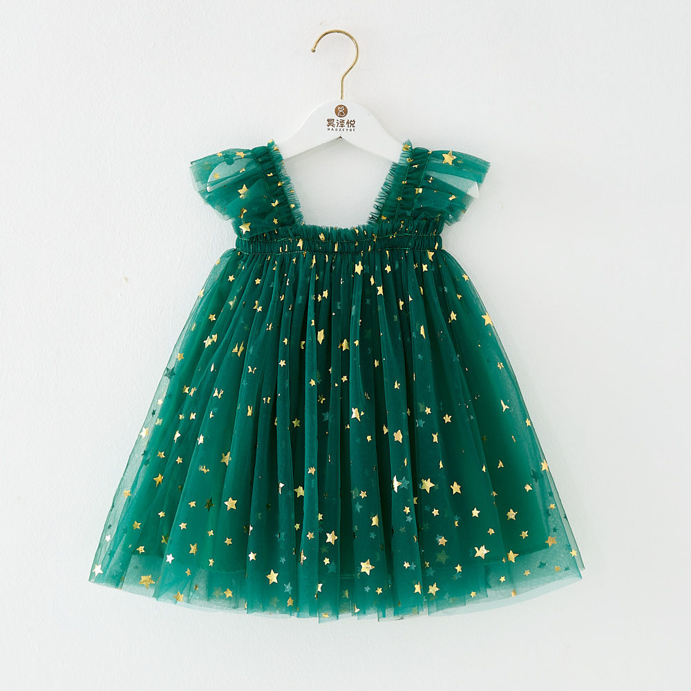 Christmas New Children Shirt XINGX Suspender Skirt For Girls - cas7m