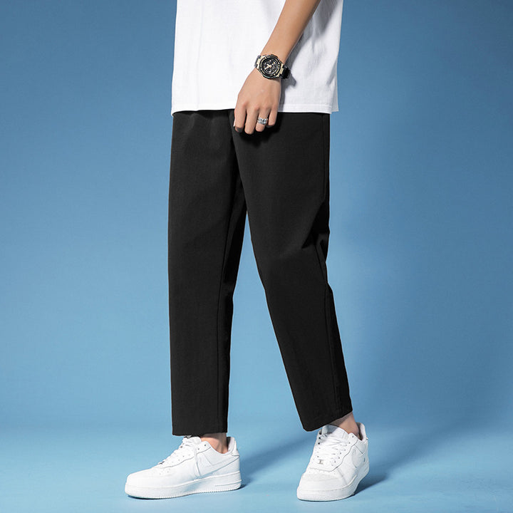Mens Fashion Casual Solid Color Pants - cas7m