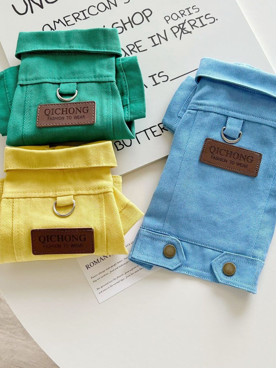 Denim Pet Jacket - cas7m
