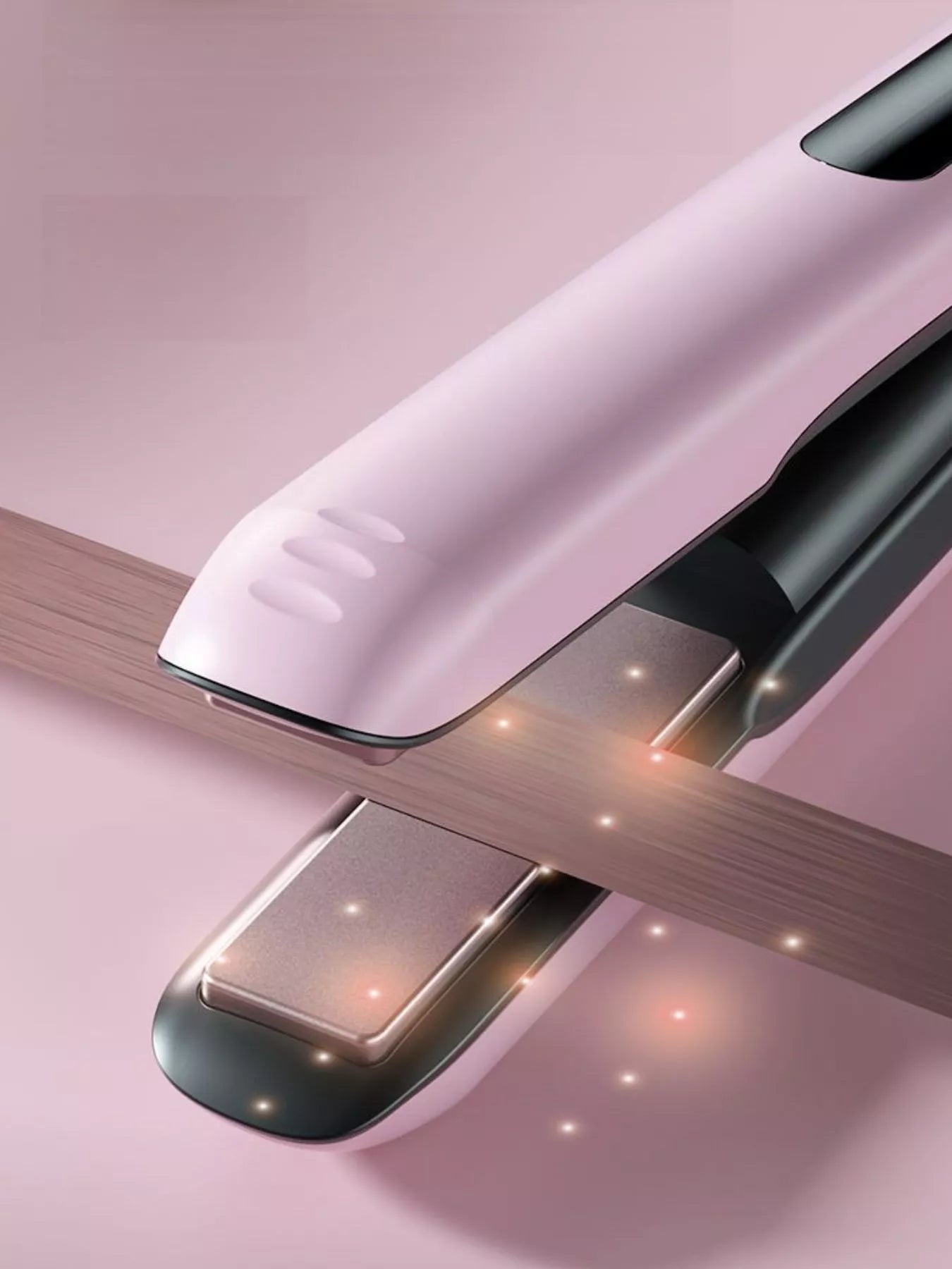 QuickHeat Pro Hair Straightener: Salon Smooth Anywhere - cas7m