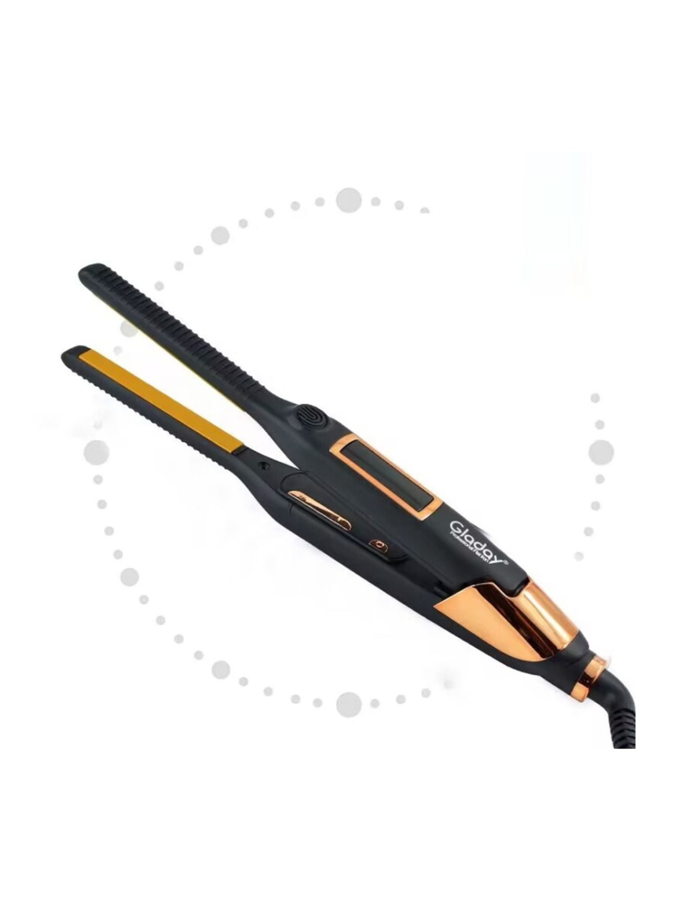Salon-Quality Adjustable Temp Hair Straightener - Cordless & Durable - cas7m