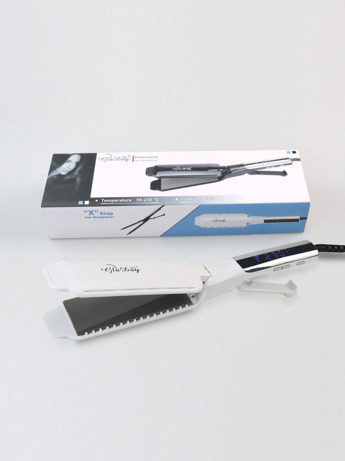Pro Ceramic Tourmaline Hair Straightener - Salon Finish - cas7m
