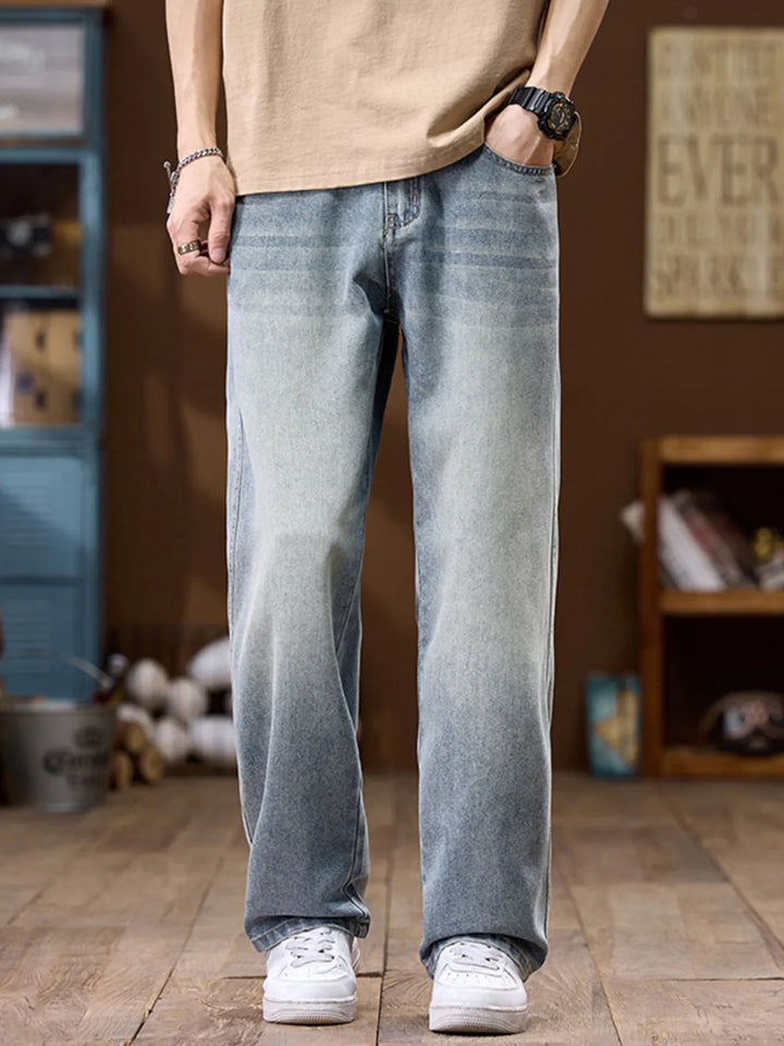 Men's Wide Leg Jeans - cas7m