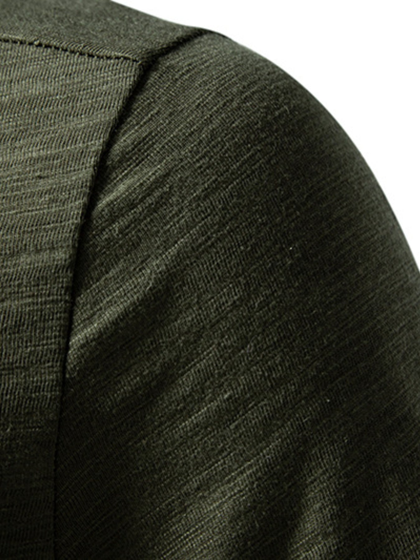 Men's Casual Button Detail T-Shirt - cas7m