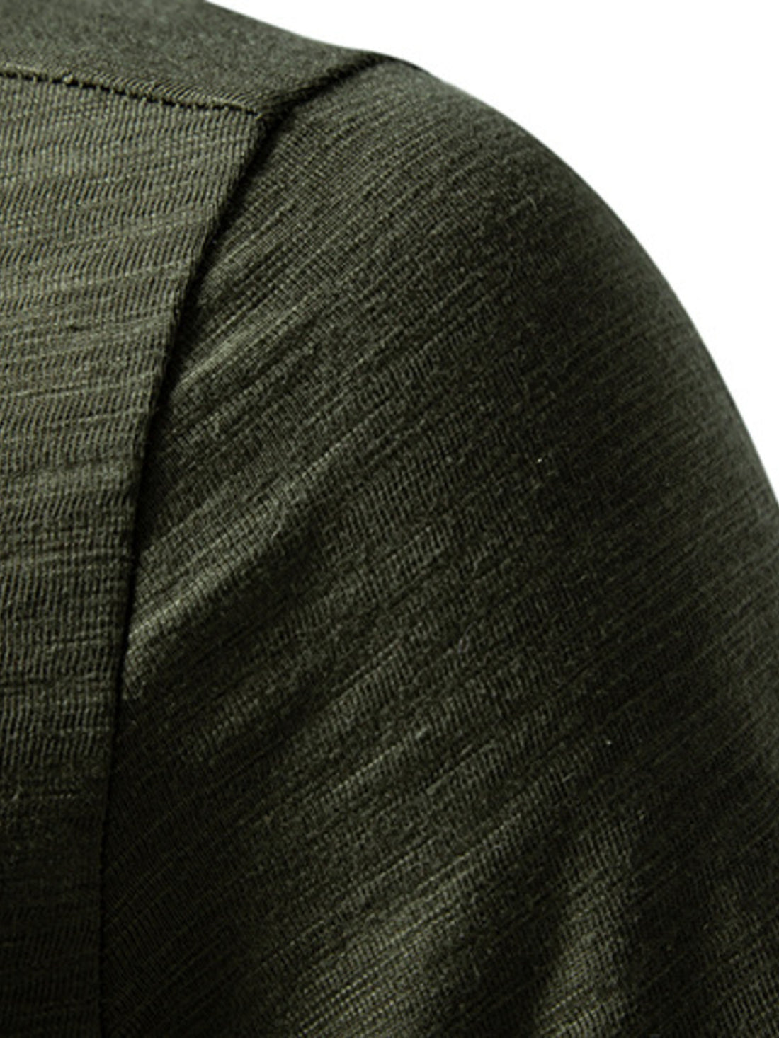 Men's Casual Button Detail T-Shirt - cas7m