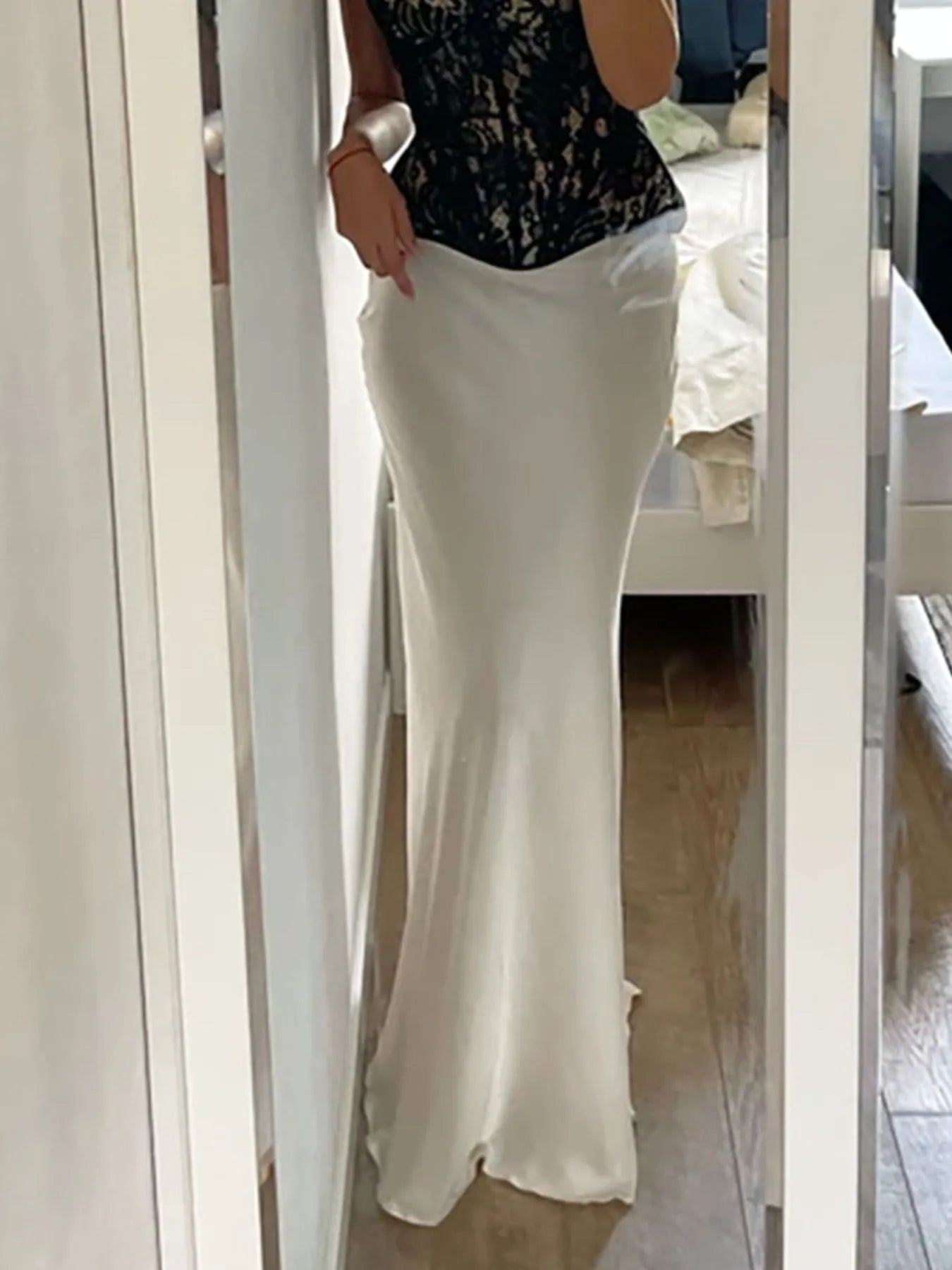 High-Waisted Maxi Skirt - cas7m